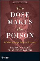 The dose makes the poison a plain-language guide to toxicology /