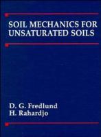 Soil mechanics for unsaturated soils /