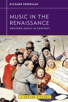 Music in the Renaissance /