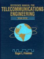 Reference manual for telecommunications engineering /