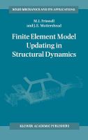 Finite element model updating in structural dynamics /