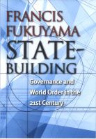 State-building : governance and world order in the 21st century /