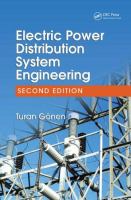 Electric power distribution system engineering /