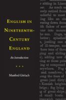 English in nineteenth-century England : an introduction /