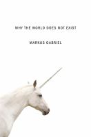 Why the world does not exist /