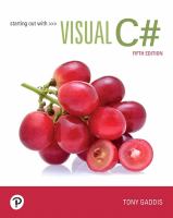 Starting out with visual C# /
