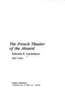 The French theater of the absurd /