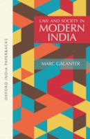 Law and society in modern India /