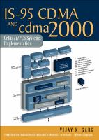 IS-95 CDMA and cdma2000 : cellular/PCS systems implementation /