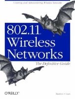 802.11 wireless networks : the definitive guide /