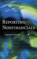 Reporting nonfinancials /