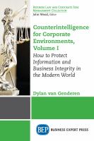 Counterintelligence for corporate environments.