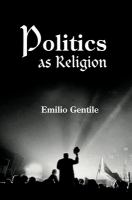 Politics as religion /