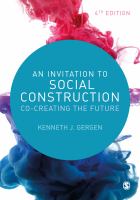An invitation to social construction : co-creating the future /