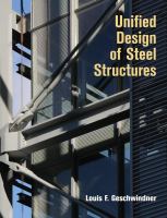 Unified design of steel structures /