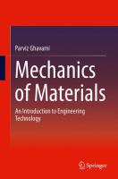 Mechanics of materials : an introduction to engineering technology.