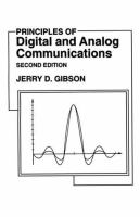 Principles of digital and analog communications /