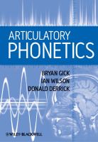 Articulatory phonetics /