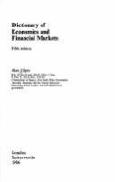 Dictionary of economics and financial markets /