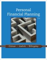Personal financial planning /