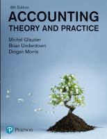 Accounting : theory and practice /