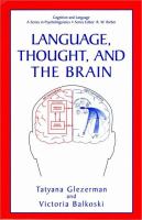 Language, thought, and the brain /
