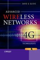 Advanced wireless networks : 4G technologies /
