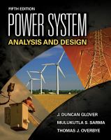 Power system analysis and design /