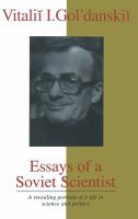 Essays of a Soviet scientist /
