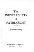 The inevitability of patriarchy.