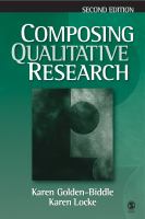Composing qualitative research /