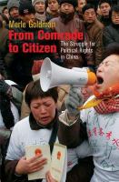 From comrade to citizen : the struggle for political rights in China /