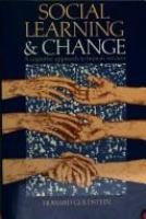Social learning and change : a cognitive approach to human services /
