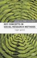 Key concepts in social research methods /