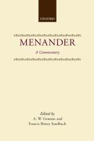 Menander : a commentary /