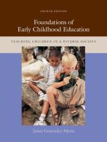 Foundations of early childhood education : teaching children in a diverse society /