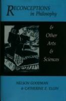 Reconceptions in philosophy and other arts and sciences /