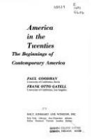 America in the twenties : the beginnings of contemporary America /