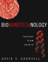 Bionanotechnology : lessons from nature /
