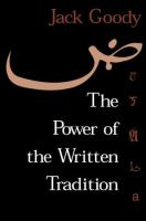 The power of the written tradition /