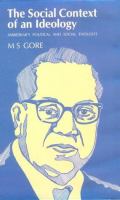The social context of an ideology : Ambedkar's political and social thought /