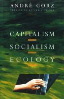 Capitalism, socialism, ecology /