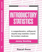 Introductory statistics /