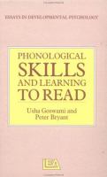 Phonological skills and learning to read /