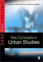 Key concepts in urban studies /
