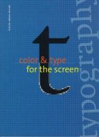 Color & type for the screen /