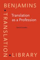Translation as a profession /