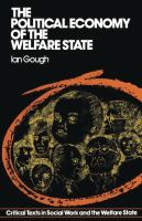 The political economy of the welfare state /