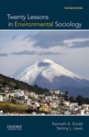 Twenty lessons in environmental sociology /