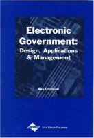 Electronic government : design, applications and management /